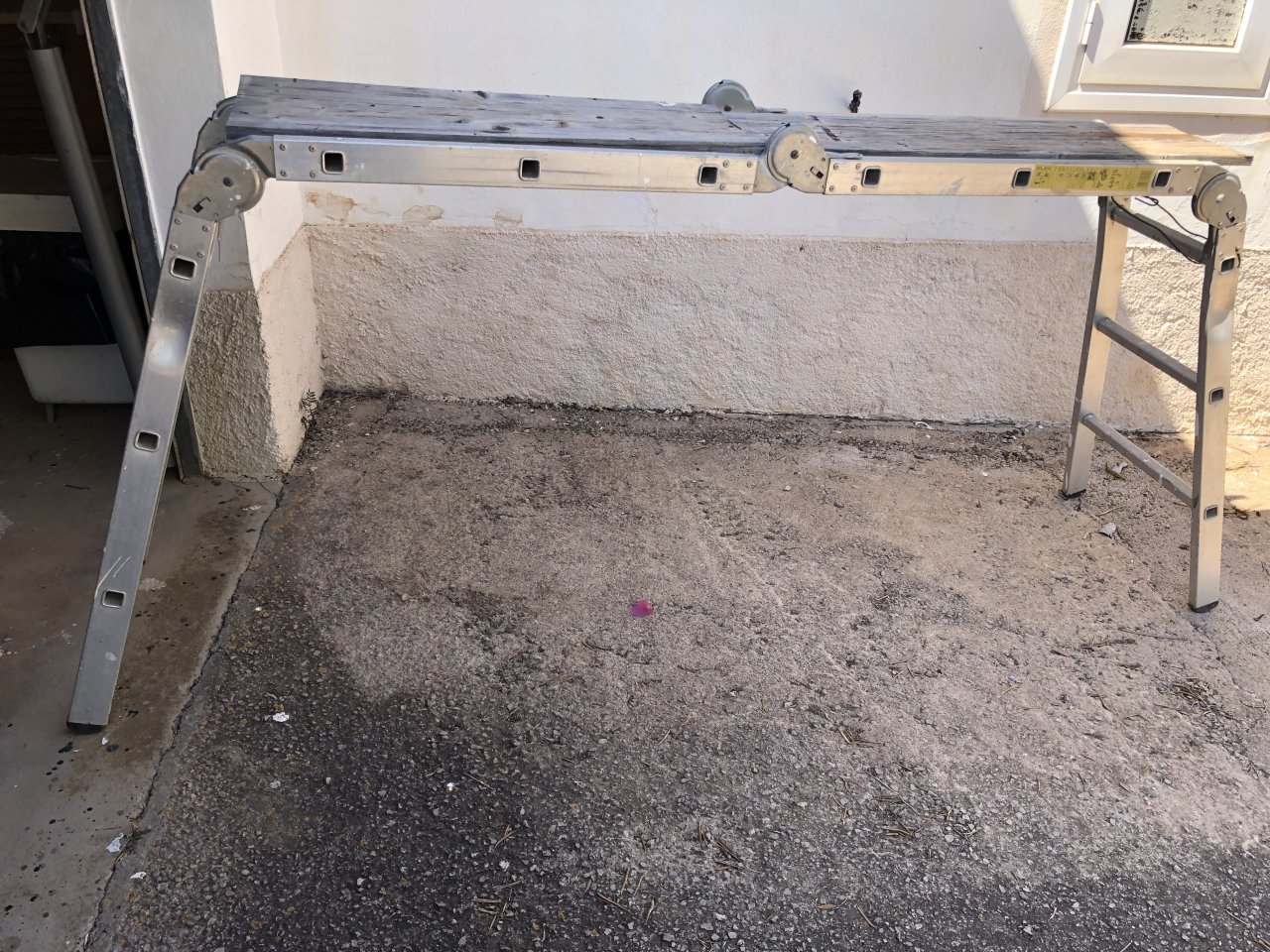 Zarges Alu-Leiter 4 x 3 Sprossen, gebraucht