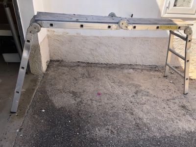 Zarges Alu-Leiter 4 x 3 Sprossen, gebraucht