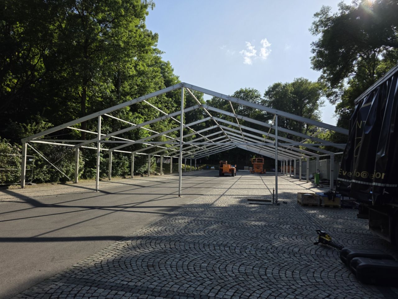 Alquiler de carpas, Gestión de eventos