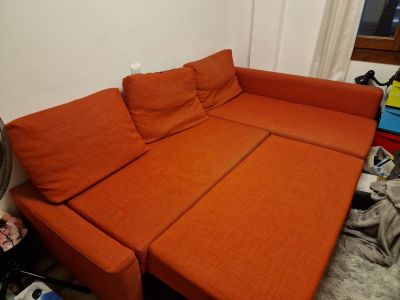 !ZU VERSCHENKEN! Ikea Schlaf-Couch ausziehbar mit Bettkasten!