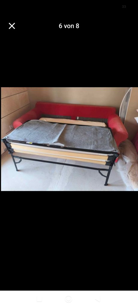 Zu verschenken, Schlafcouch
