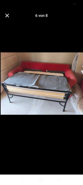 Zu verschenken, Schlafcouch