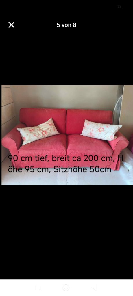 Zu verschenken, Schlafcouch
