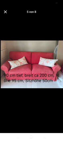 Zu verschenken, Schlafcouch