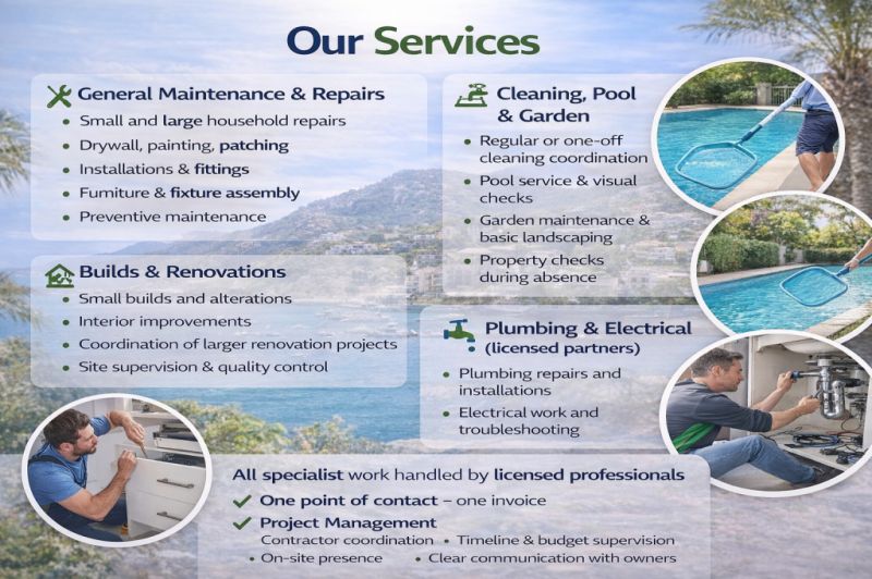 Zuverlässige Reparaturen & Renovationen in Port Andratx & Süd Westen | Andratx Home Services
