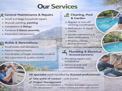 Zuverlässige Reparaturen & Renovationen in Port Andratx & Süd Westen | Andratx Home Services