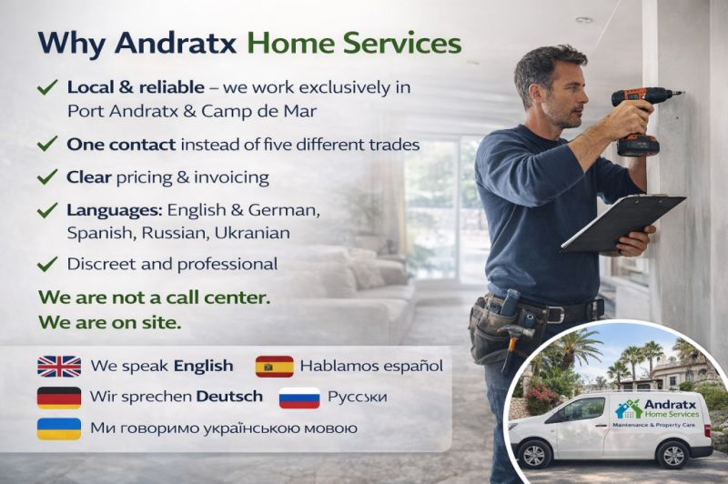 Zuverlässige Reparaturen & Renovationen in Port Andratx & Süd Westen | Andratx Home Services