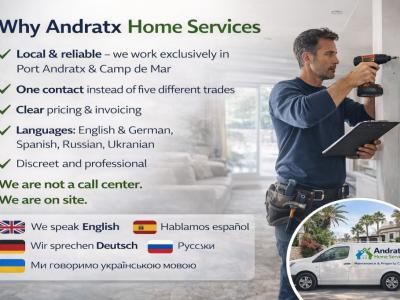 Zuverlässige Reparaturen & Renovationen in Port Andratx & Süd Westen | Andratx Home Services