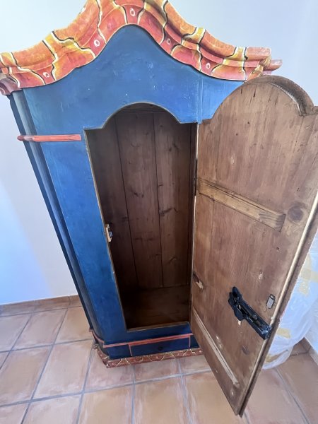 Two old farmhouse cabinets
