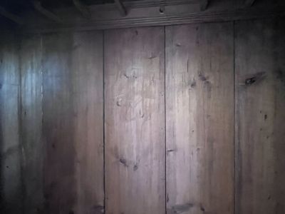 Two old farmhouse cabinets