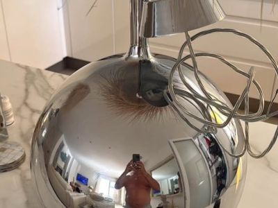 Dos lámparas colgantes de cristal grandes y bonitas