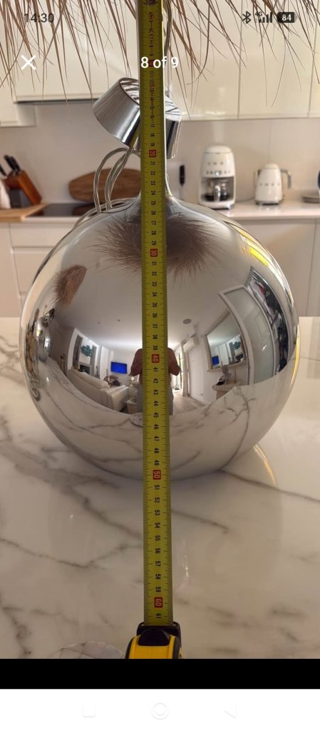 Dos lámparas colgantes de cristal grandes y bonitas
