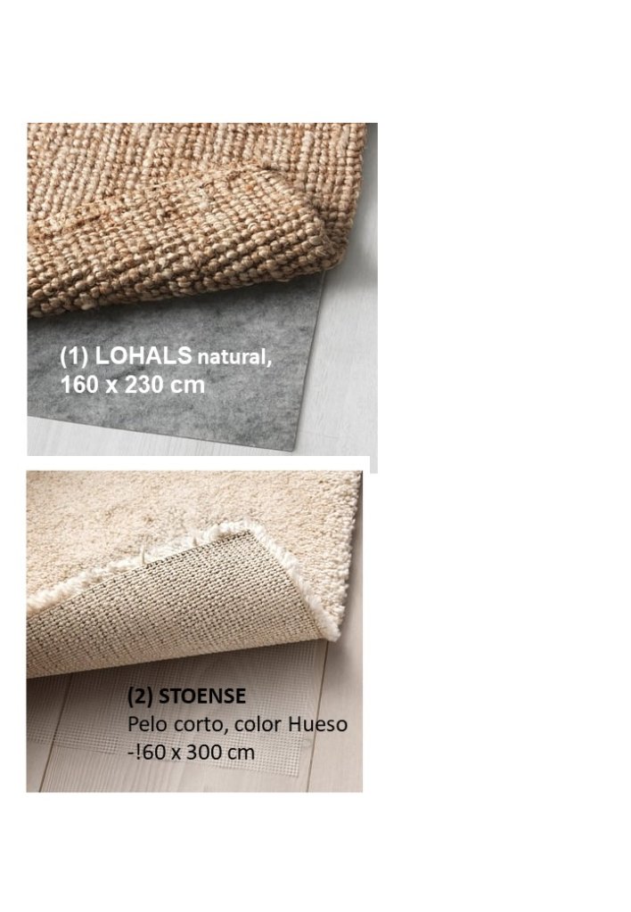 Two IKEA rugs (photo) for sale